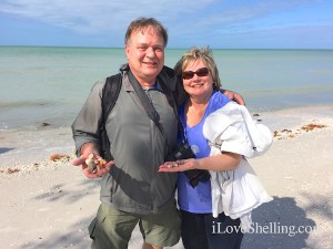 Bill and Linda from PA visit Florida for seashells