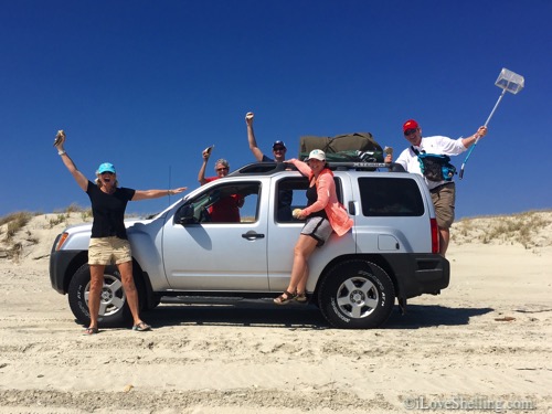 portsmouth island shelling tours